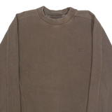 ARTWORKS Womens Jumper Brown Chunky Knit S