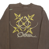 ARTWORKS Womens Jumper Brown Chunky Knit S