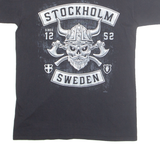 FRUIT OF THE LOOM Stockholm Mens T-Shirt Black S