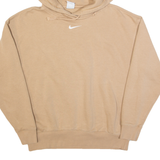 NIKE Oversized Womens Beige Hoodie XS