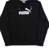 PUMA Womens Black Hoodie UK 12