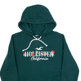 HOLLISTER Womens Green Hoodie USA S