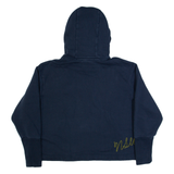 NIKE Cropped Womens Blue Hoodie L