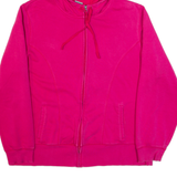 CHAMPION Womens Pink Hoodie Full Zip 2XL