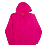 CHAMPION Womens Pink Hoodie Full Zip 2XL