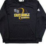 ADIDAS East Nobel Basketball Mens Black Hoodie USA L