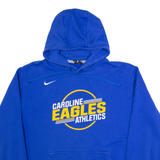 NIKE Caroline Eagles Athletics Mens Blue Hoodie USA XL
