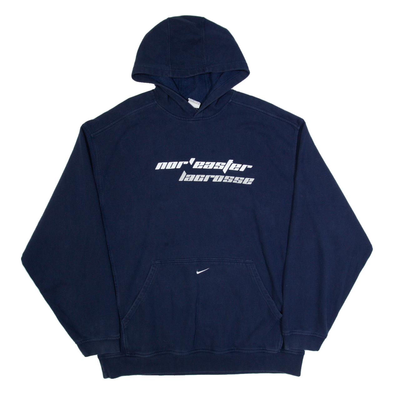 NIKE Nor'easter Lacrosse Mens Blue Hoodie USA XL – Cerqular