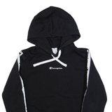 CHAMPION Cropped Womens Black Hoodie M