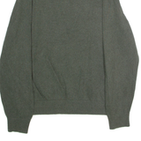 NAUTICA Mens Jumper Green 1/4 Zip Tight Knit M