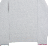 TOMMY HILFIGER Womens Jumper Grey Tight Knit M