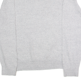 NAUTICA Mens Jumper Grey V-Neck Tight Knit M