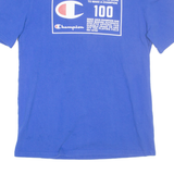 CHAMPION Mens T-Shirt Blue M