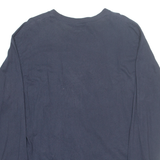 CHAMPION Mens T-Shirt Blue Long Sleeve L