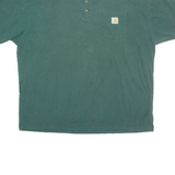 CARHARTT Mens T-Shirt Green 2XL