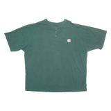 CARHARTT Mens T-Shirt Green 2XL