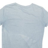 CARHARTT Relaxed Fit Womens T-Shirt Blue V-Neck S