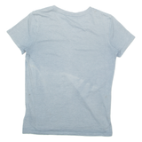 CARHARTT Relaxed Fit Womens T-Shirt Blue V-Neck S