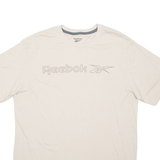REEBOK Mens T-Shirt Green L