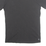 CALVIN KLEIN Mens T-Shirt Black V-Neck M