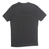 CALVIN KLEIN Mens T-Shirt Black V-Neck M
