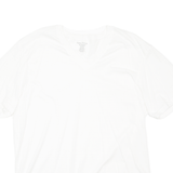 NAUTICA Mens T-Shirt White V-Neck XL