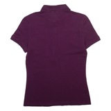 LACOSTE Womens Polo Shirt Purple S