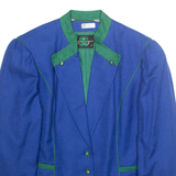PERRY Womens Blazer Jacket Blue M