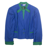 PERRY Womens Blazer Jacket Blue M
