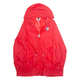 SPORTSWEAR Mens Rain Jacket Red Hooded XL