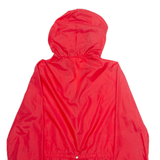 SPORTSWEAR Mens Rain Jacket Red Hooded XL