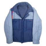 MSTYLE Mens Puffer Coat Blue M