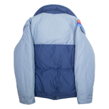 MSTYLE Mens Puffer Coat Blue M