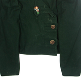 Womens Blazer Jacket Green Wool S