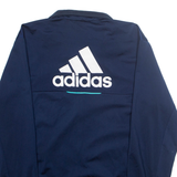 ADIDAS Mens Shell Jacket Blue M