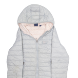 REEBOK Womens Jacket Grey Hooded L