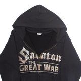 Mens Jacket Black Hooded S