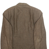 HUGO BOSS Mens Blazer Jacket Brown Plaid L