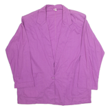 Womens Blazer Jacket Purple M
