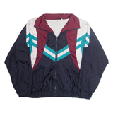 LETS JET Mens Sherpa Lined Denim Jacket Blue Nylon XL