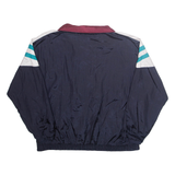 LETS JET Mens Sherpa Lined Denim Jacket Blue Nylon XL