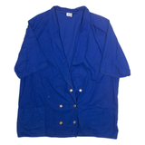 NEW FAST Womens Blazer Jacket Blue L