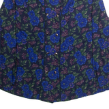 EASTEX Womens Jacket Blue Floral M