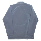 THAI SILK Mens Blazer Jacket Blue Silk M