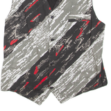 Mens Waistcoat Grey Striped L