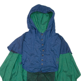 REEBOK Mens Anorak Jacket Green Hooded L