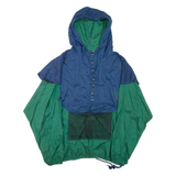REEBOK Mens Anorak Jacket Green Hooded L