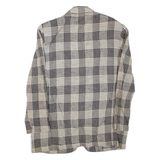 ESPRIT Mens Blazer Jacket Grey Check L