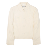WALLIS Womens Jacket Beige Wool L