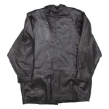 Womens Jacket Black Leather 2XL
